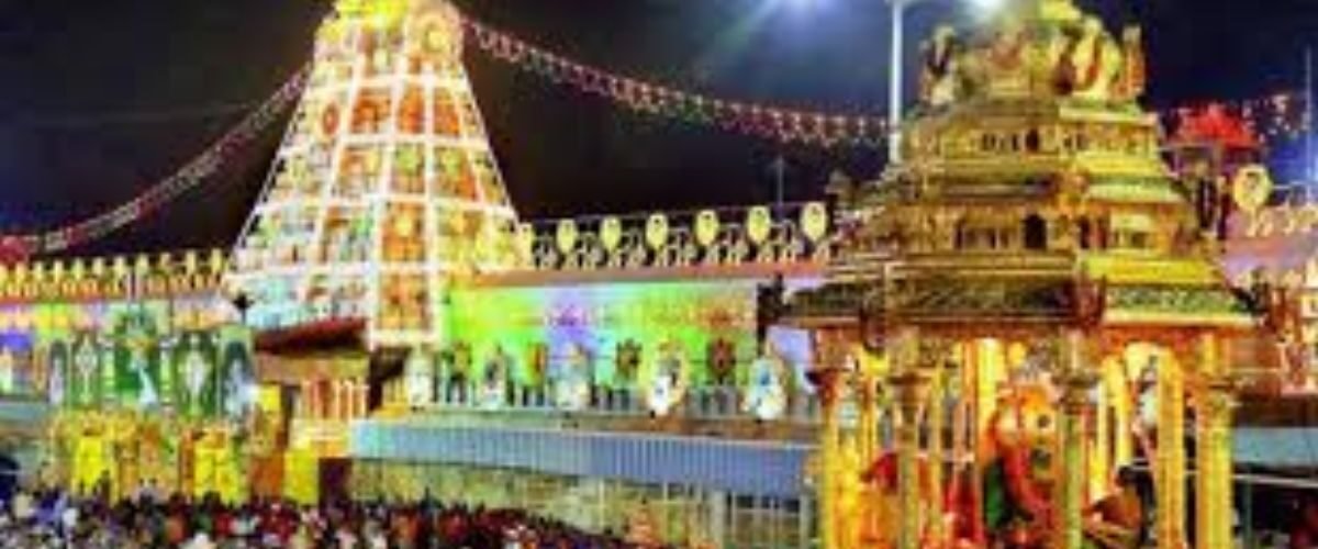 Devotees participating in Vaikunta Ekadasi celebrations at Tirumala temple