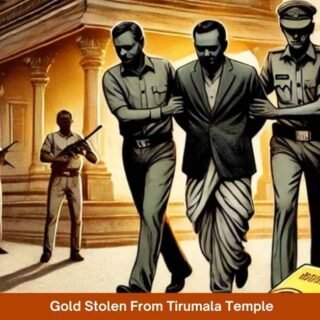 Gold Stolen From Tirumala Temple