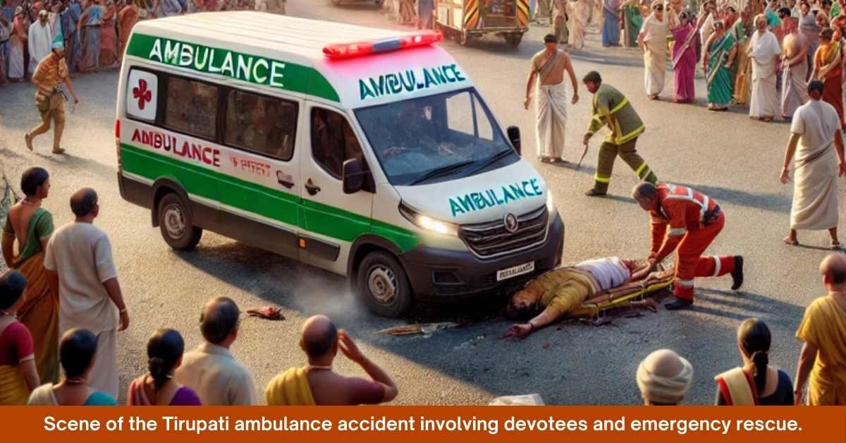 Tirupati Ambulance Accident Kills 2 Devotees and Injures 3 Near Temple