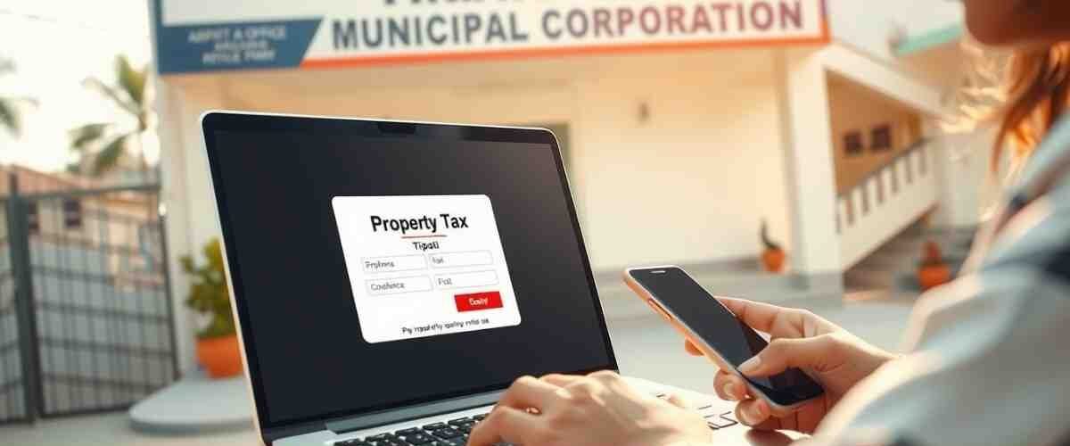 Tirupati Municipality Property Tax online payment illustration