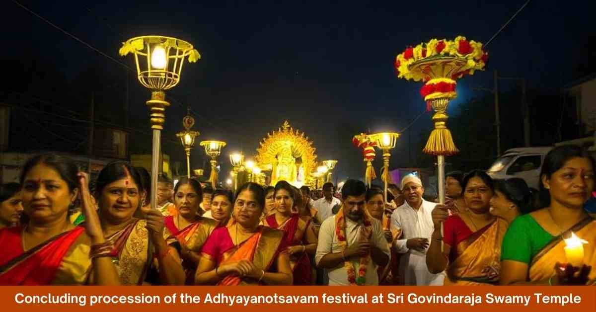 Adhyayanotsavam Festival Concludes at Tirupati’s Sri Govindaraja Swamy Temple