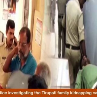 Police investigating the Tirupati family kidnapping case