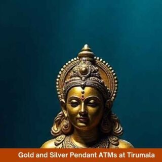 Gold and Silver Pendant ATMs at Tirumala