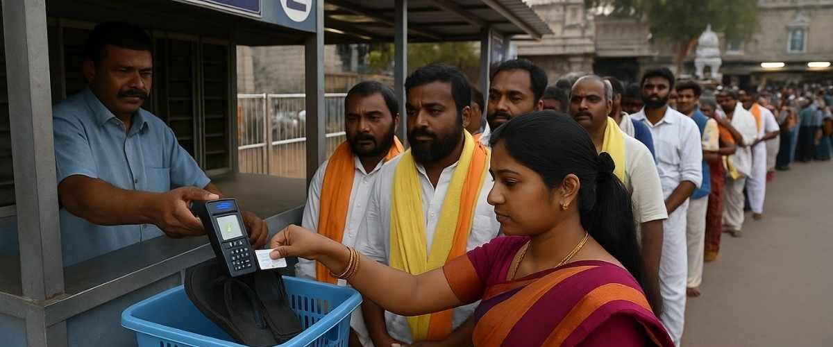RFID-based footwear management system at Tirumala temple