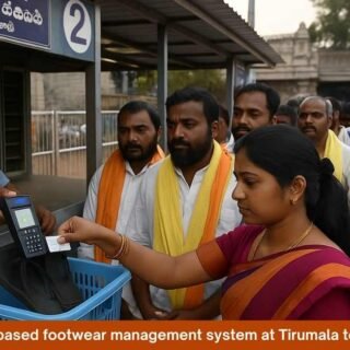 RFID-based footwear management system at Tirumala temple