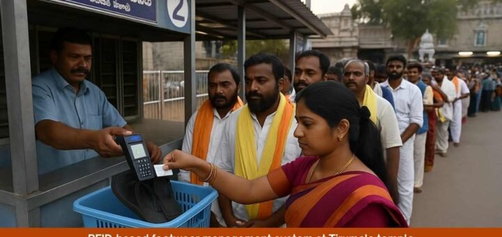 RFID-based footwear management system at Tirumala temple