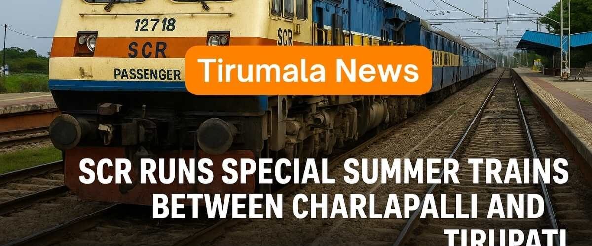 Special train between Charlapalli and Tirupati