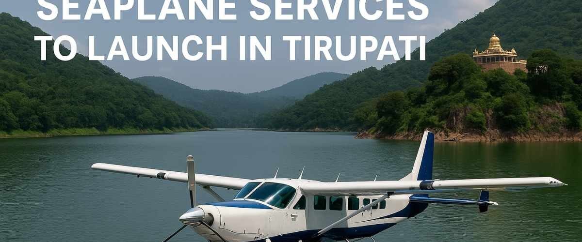 Seaplane at Kalyani Dam in Tirupati ready for launch under UDAN scheme