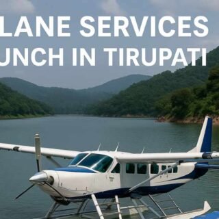 Seaplane at Kalyani Dam in Tirupati ready for launch under UDAN scheme