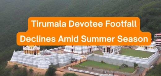 Sparse crowd at Tirumala temple during summer 2025