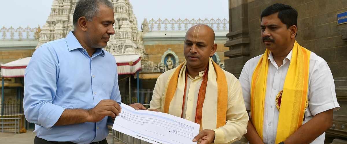 Google VP Chandrasekhar donates to Tirupati SV Pranadana Trust