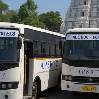 APSRTC free bus service for devotees at Tirumala temple area