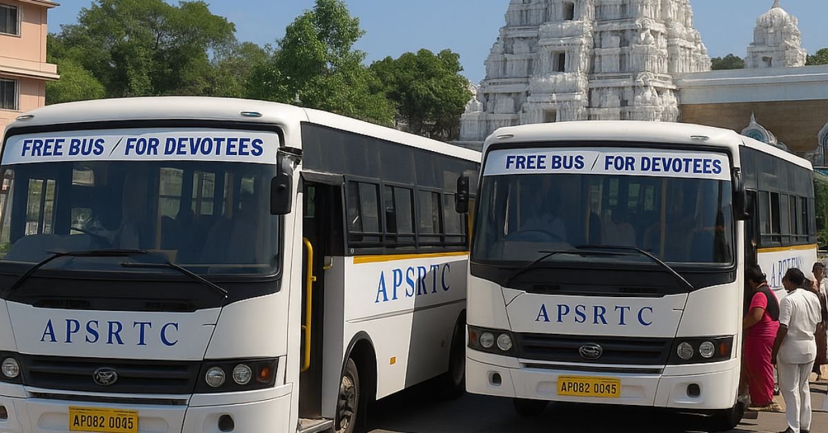 Tirumala Free Bus Services Launched by APSRTC for Devotees’ Comfort