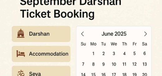 Tirumala September Darshan ticket online booking on TTD website