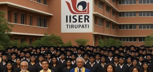 IISER Tirupati 6th Convocation ceremony with students in graduation robes
