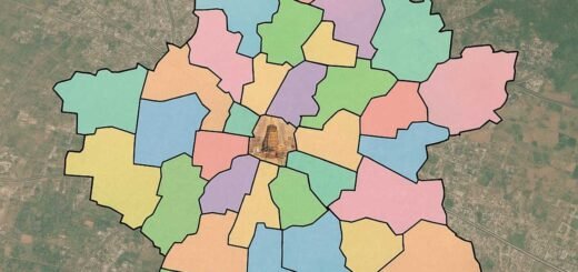 Tirupati Municipal Corporation wards map with 50 divisions