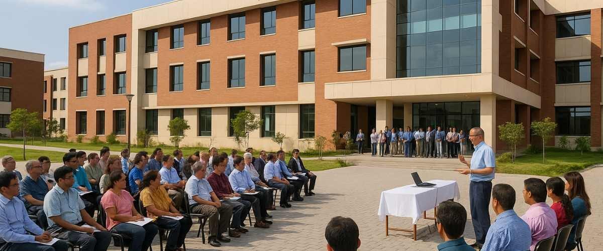Scientists attending the Indian Academy of Sciences meeting at IISER Tirupati campus