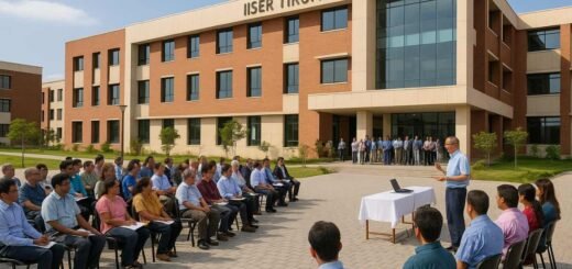 Scientists attending the Indian Academy of Sciences meeting at IISER Tirupati campus