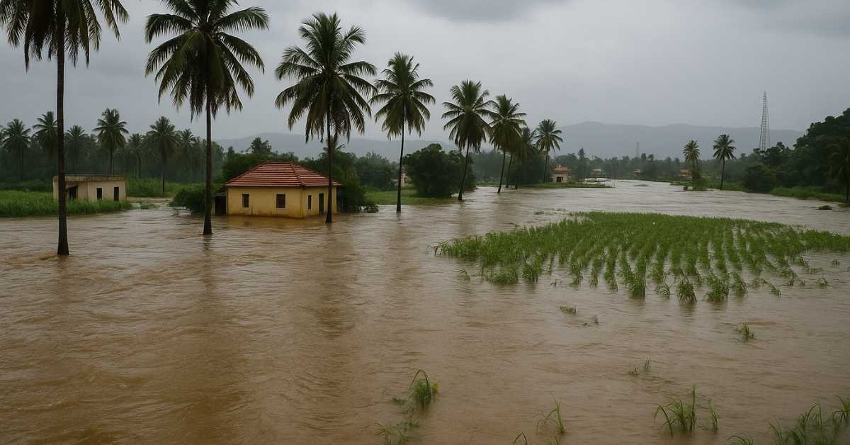 Rayalacheruvu Bund Breach Floods Five Villages in Tirupati District