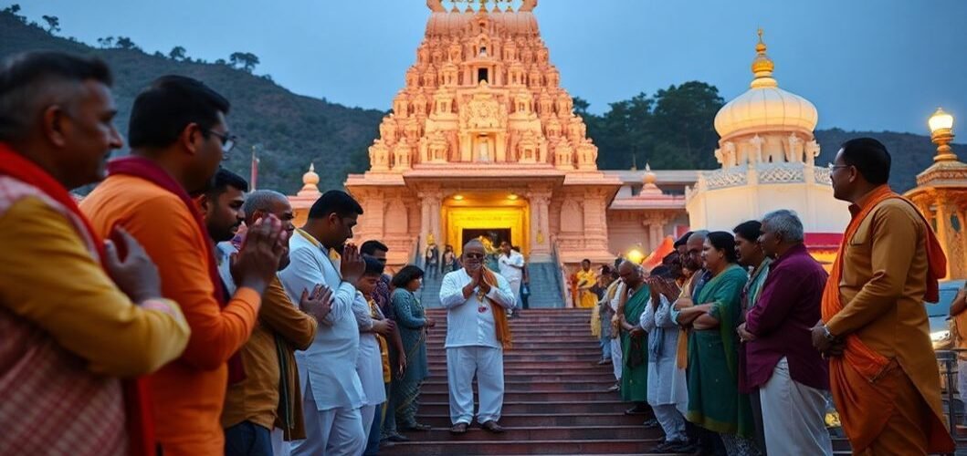 Isro Team Seeks Blessings at Tirupati Temple ahead of satellite launch
