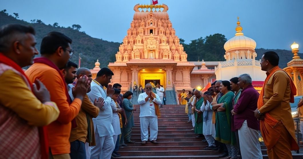 Isro Team Seeks Blessings At Tirupati Temple Before Launch
