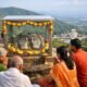 Devotees Tirumala Padalu Srivari sacred footprint shrine