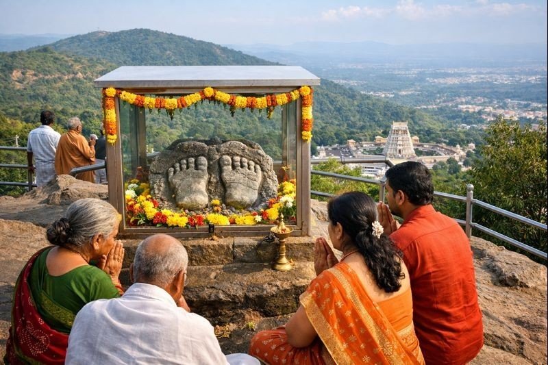 Devotees Tirumala Padalu Srivari Easy Essential Guide