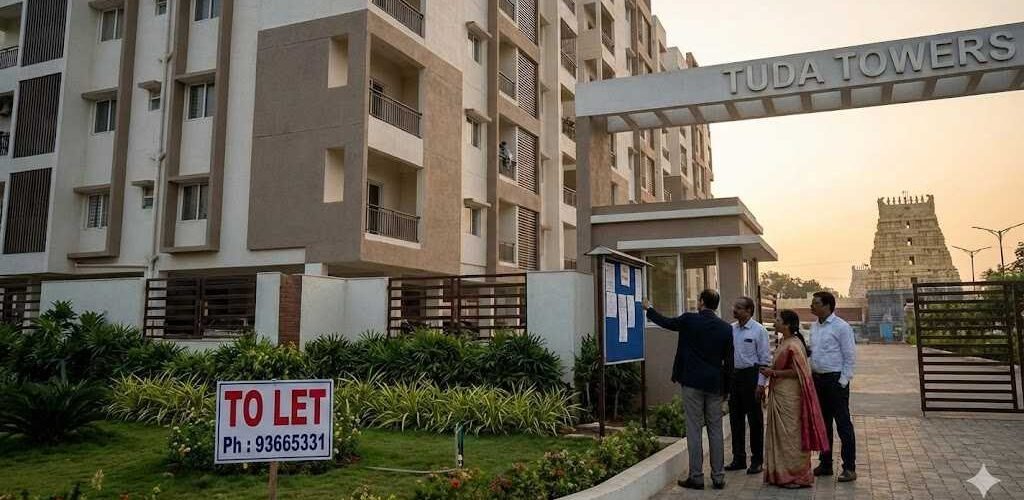 Modern Tuda Towers Tirupati apartment available for rent