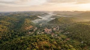 Green cover in Tirumala — forested Seshachalam hills around the Tirumala temple town