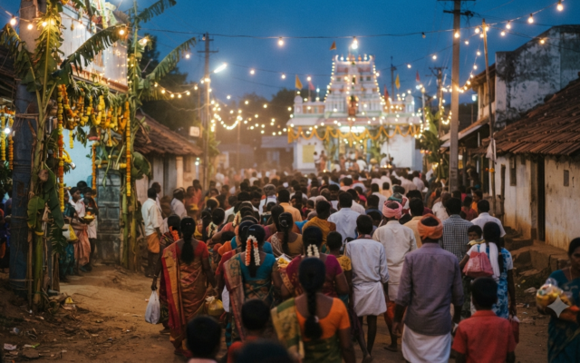 Kuppam Gangamma Jatara: CM Naidu Presents Srivari Sare to Goddess Gangamma